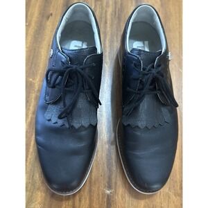 Footjoy Size 7 Women Black Golf Shoes EUC Condition Lightweight Classic Modern